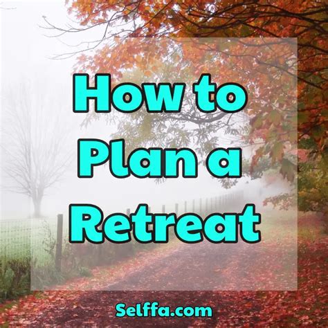 A personal spiritual retreat is time between you and God to place your mind, your heart, your soul and your life fully before him and listen for his direction, conviction, wisdom and insight. How to Plan a Personal Spiritual Retreat . These 5 things will help you create a well-designed personal retreat: 1.A large chunk of uninterrupted time.. 
