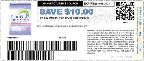Plan B One-Step commercial plus a coupon for up to a 25% discount at walgreens.com at https://wonkypie.com/plan-b-coupon-walgreens/. 