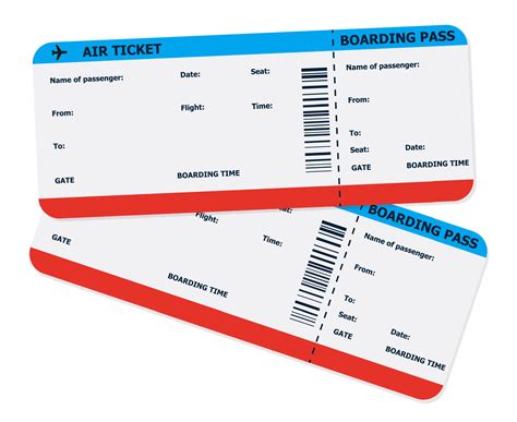 Plane Ticket Design