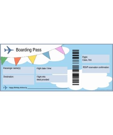 Plane Ticket Template Pdf Scouting Web