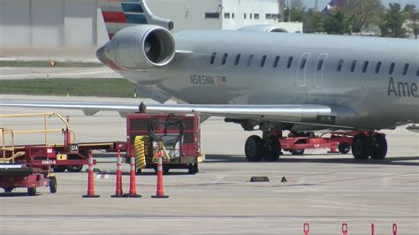 Plane calls for an emergency landing at Springfield airport after engine failure
