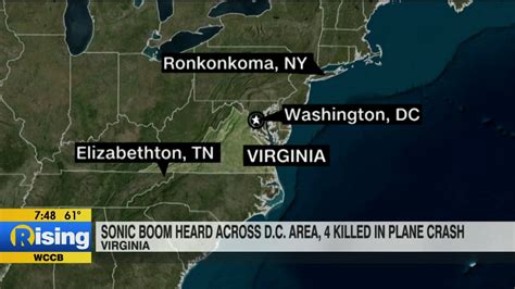 Plane destroyed after flying over DC, crashing in rural Virginia, leaving 4 dead