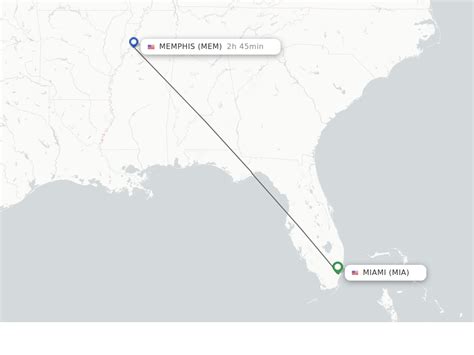 There are 6 ways to get from Memphis to Miami by plane, bus, or car. ... Flights from Memphis to Miami via Atlanta Ave. Duration 4h 22m When Every day Estimated price $150–440. Flights from Memphis to Fort Lauderdale-Hollywood International via Atlanta Ave. Duration 4h 38m When Every day Estimated price $140–440. American Airlines. ….