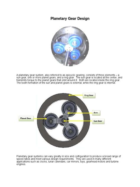 Planetary gear design.  The reversible design allows flexible rotation for various autom...