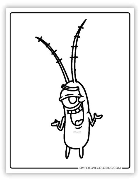 Plankton Coloring Shee