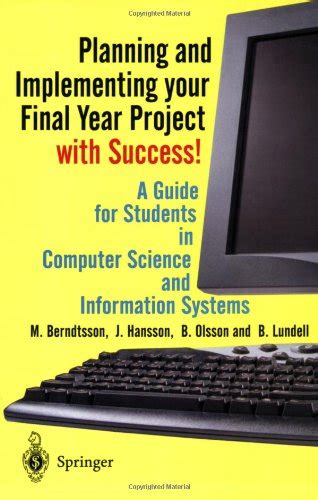 Planning and implementing your final year project with success a guide for students in computer science and. - Bmw 740il e38 service manual cooling system.