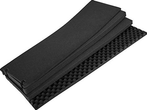 Plano replacement pluck foam - 42 inch. Pre-Cut Foam Cubes: Approximately 0.75" (cubic inches) The Plano All Weather gun case’s gun capacity easily accommodates any standard AR-15, AR-10, or hunting shotgun. Due to the relatively small size of each foam cube, the gun case can easily accommodate handguns and accessories like scopes and bipods. 