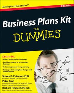 Plans Dummies Business 3rd Edition Kit For