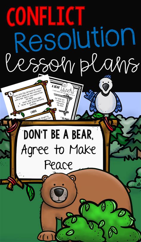 Plans Lesson Conflict Adult Resolution