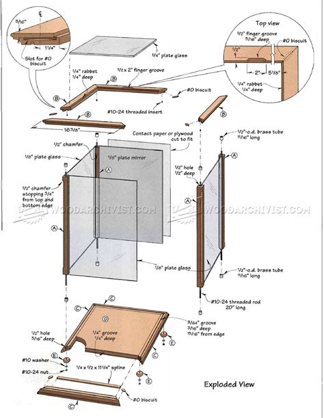 Plans to build How To Build A Display Case PDF Plans
