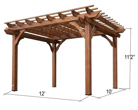 Plans to make a pergola. The first step of the project is to set the posts for the 12×12 pergola. Therefore, use string and batter boards to lay out the location of the posts. Measure the diagonals and make adjustments till they are equal. Moreover, you need to apply the 3-4-5 rule to each of the four corners, so you make sure they are right angled. 