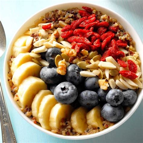 Plant based breakfast ideas. 1 2- to 3-inch/ 5 to 8cm piece vanilla pod, split and scraped (or 1 teaspoon extract) ⅔ cup/ 65g fresh or frozen blueberries or ⅔ cup/ 125g strawberries. Combine all the ingredients in a medium bowl and stir to mix. Spoon into two 1-pint/ 470ml jars with tight-fitting lids or two small bowls and cover tightly. 