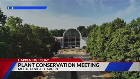 Plant conservation meeting happening today at Missouri Botanical Garden