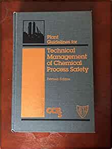 Plant guidelines for technical management of chemical process safety. - Supplementi al volume vi del corpus inscriptionum latinarum..