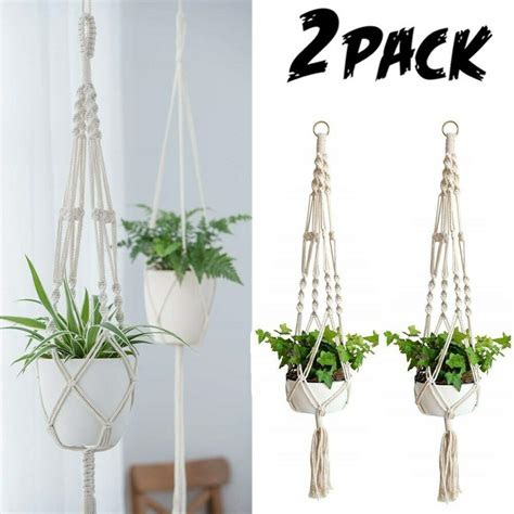 Earn 5% cash back on Walmart.com. See if you’re pre-approved with no credit risk. Learn more. Customer reviews & ratings (0 reviews) This item doesn't have any reviews yet. ... GOWINSEE 6 Pack Plant Hangers, Indoor Outdoor Plant Pot Hangers, Hanging Plant Holder Handmade Cotton Rope for Home Decor. Sponsored. Now $12.99. current price …. 