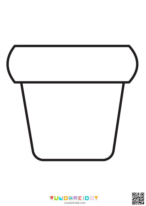 Plant in pot template Royalty Free Vector Image