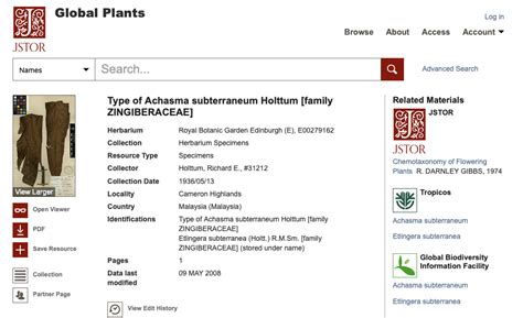 Plant taxonomy - JSTOR