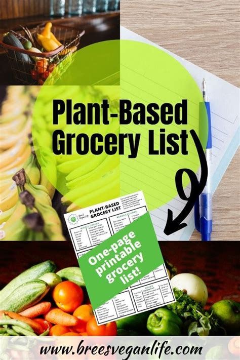 Plant-Based Grocery List for Beginners - Bree