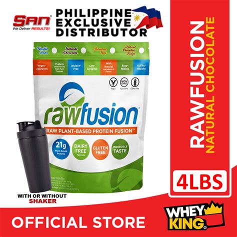 Plant-Based Vegan Protein Rawfusion by SAN 4lbs. Vegan