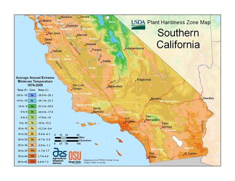 Planting Zones California - Hardiness, Ga…