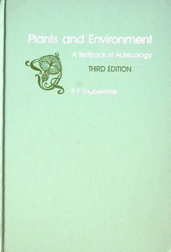 Plants and environment a textbook of plant autecology. - Über die unmöglichkeit eines grundsatzes der gleichbehandlung im arbeitsrecht..
