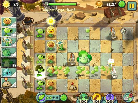 Get ready to soil your plants as a mob of fun-loving zombies is about to invade your home. Use your arsenal of 49 zombie-zapping plants — Peashooters, Wall-nuts, Cherry bombs and more — to mulchify 26 types of zombies before they break down your door. This app offers in-app purchases. You may disable in-app purchasing using your device ....