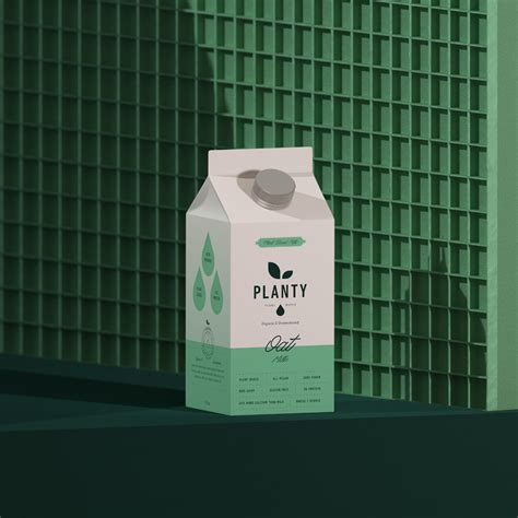 Planty Plant Based Milk Branding : Planty is a organic plant-based milk …