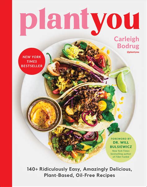 Plantyou. Enter PlantYou , the ridiculously easy plant-based, oil-free cookbook with over 140+ healthy vegan recipes for breakfast, lunch, dinner, cheese sauces, salad dressings, dessert and more! In her eagerly anticipated debut cookbook, Carleigh Bodrug, the Founder of the wildly popular social media community PlantYou, provides readers … 