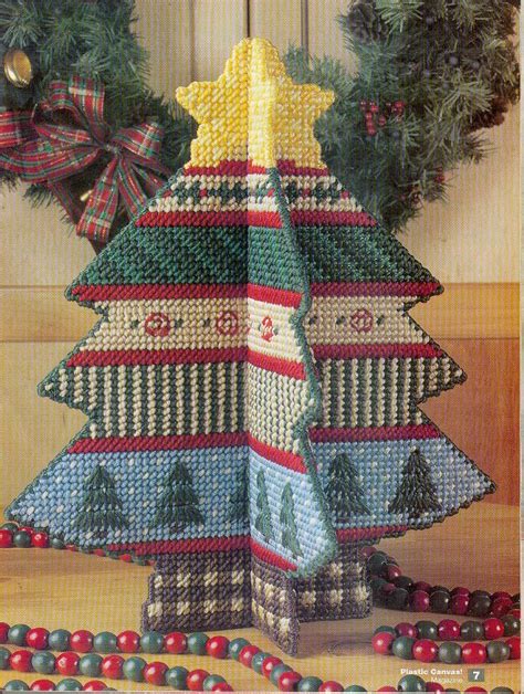 Plastic Canvas Christmas Tree Pattern THIS ITEM IS CRAFT PATTERN(S