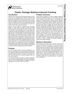 Plastic Package Moisture-InducedCracking - Texas …