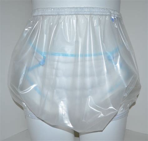 Plastic Pant Stories, He then exited his bedroom, embarrassed to appear  before his mother in such diapers.