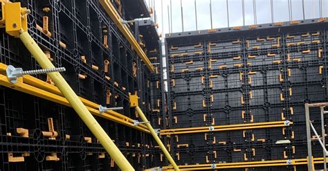Plastic footing forms.  Our modular formwork satisfies various construction and pl...