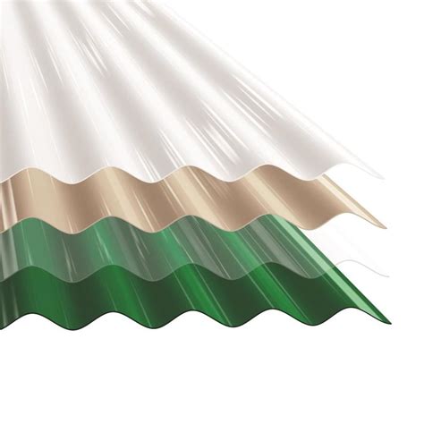SeaCoaster 2.17-ft x 12-ft Corrugated Opaque Green PVC Plastic Roof Panel. Model # 1202C. Find My Store. for pricing and availability. 171. Tuftex. UltraVinyl 2.17-ft x 12-ft Corrugated Vinyl Grow Clear PVC Plastic Roof Panel. Model # 1318C. Find My Store.. 