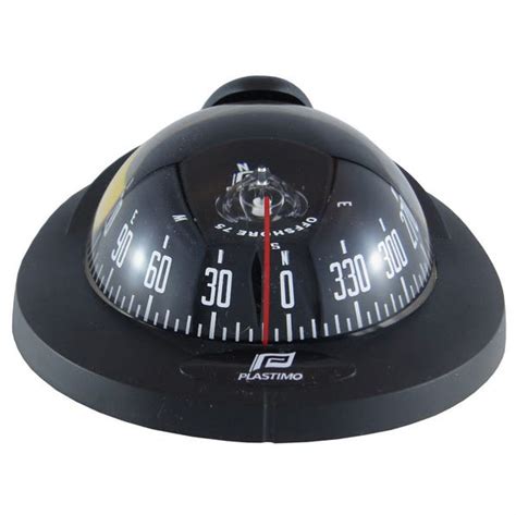 Plastimo Compass - Offshore 75 Powerboat Flush Mount Black 12V