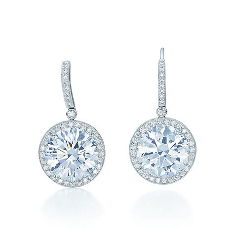 Platinum Diamond Earrings Tiffany & Co. Singapore