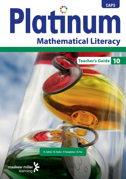 Platinum mathematical literacy grade 10 teachers guide. - Manual de servicio de la excavadora cat 315bl.
