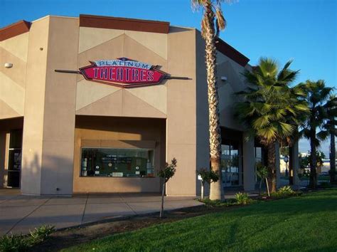 Platinum Theatres Dinuba 6, 250 South “M” Street, Dinuba, Ca 93618. Built in 2003, opened 6/15/03. Has 6 Screens, State of the Art Dobly Sound Systems, Stainum seating. We play 1st run movie. Hours are: Winter Hours: Monday-Thurs. 4:00pm – 10:00pm, Fri-Sun 11:00am-10:00pm. General Manager Pat Gabriel. 