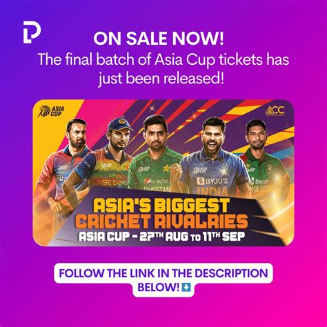 Platinumlist Tickets Live Now: Are you looking for Asia Cup 2024 ...