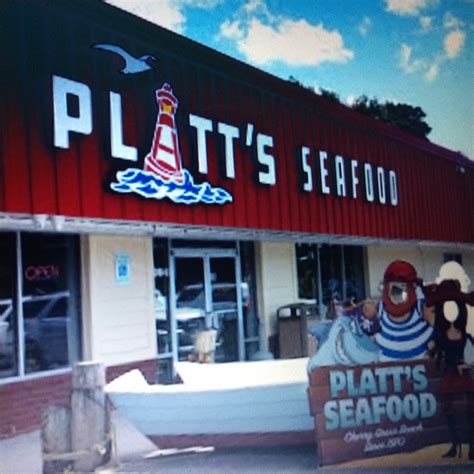 Platt’s Seafood Menu. Looking for tasty, delicious fish, shrimp, and other seafood temptations to go? Platt’s has you covered with great carry-out options for lunch and dinner. Stop by and experience the best fresh, local seafood in North Myrtle Beach.. 