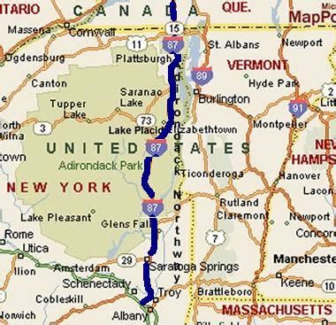 Plattsburgh to Lake Placid drive - plan a road trip