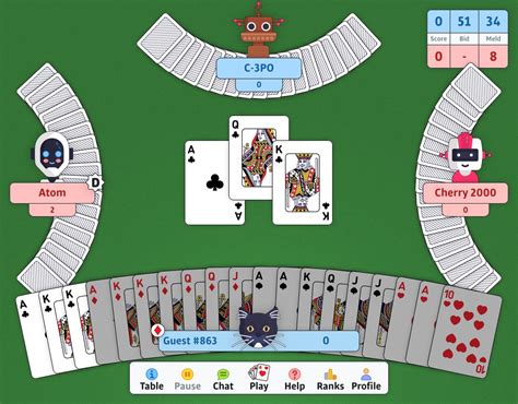 Play Double Deck Pinochle Online Free - DeckLoveClub.com