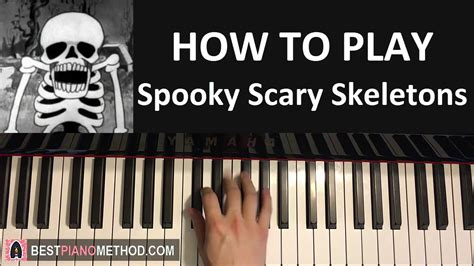 Play Spooky Scary Skeletons Music Sheet - Virtual Piano