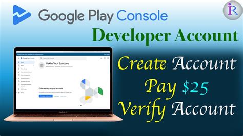 Play console developer account.  Manage general developer account informat...