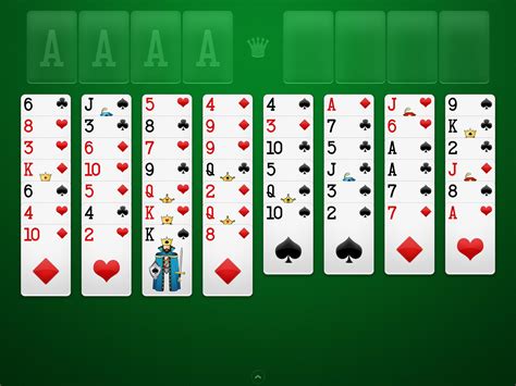 Freecell Solitaire is a card game that can be played by a single player or solitaire. The game is using a deck or 52 cards. The elements of the card game are four open cells, seven open decks, a close deck. The player can choose to play a draw one or draw three version. There are several different variations with the same basic rule..