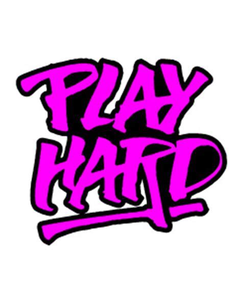 Play hard Logos - logolynx.com