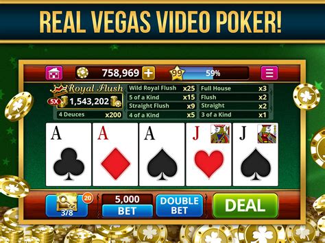 Play video poker free online. With over 39 classic video poker games to play for free, this casino app from developer Tapinator ranks as one of the most popular on Google Play and Apple App stores. 4. Video Poker. This video poker app by developer Pokerist offers free play on a range of classic and multi-hand video poker games. 