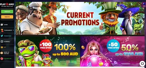 PlayAmo Australia bonuses