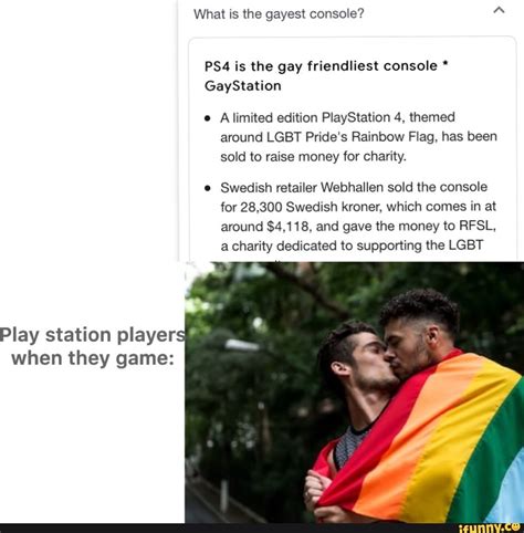 PlayStation = Gay