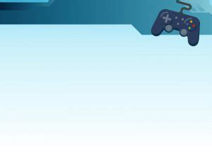 PlayStation Console Powerpoint Templates 3D Graphics, Blue, Objects