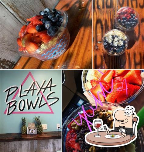 70005. Open Everyday 8am - 8pm. (504) 218-4787. GET DIRECTIONS. ORDER NOW. CONTACT. CATERING. SURF CAM. Born on the beach and built for the globe, Playa Bowls Metairie is your morning booster and your lunch break dream; your post-surf fix and perfect nightcap.. 